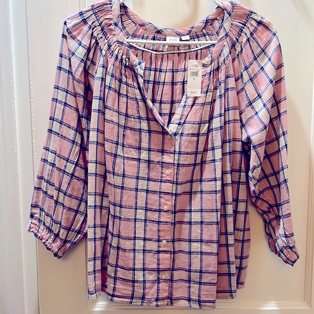 Gap 3/4 sleeve blouse